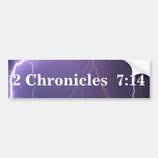 Autocollant De Voiture Adhésif pour pare-chocs de 7h14 de 2 Chronicles