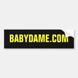 Autocollant De Voiture Adhésif pour pare-chocs de BABYDAME.COM