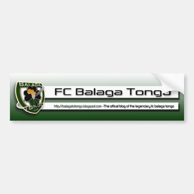 Autocollant De Voiture Adhésif pour pare-chocs de Balaga (Devant)