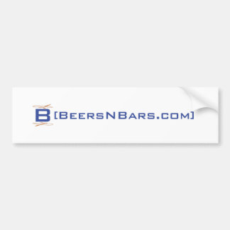 Autocollant De Voiture adhésif pour pare-chocs de BeersNBars.com