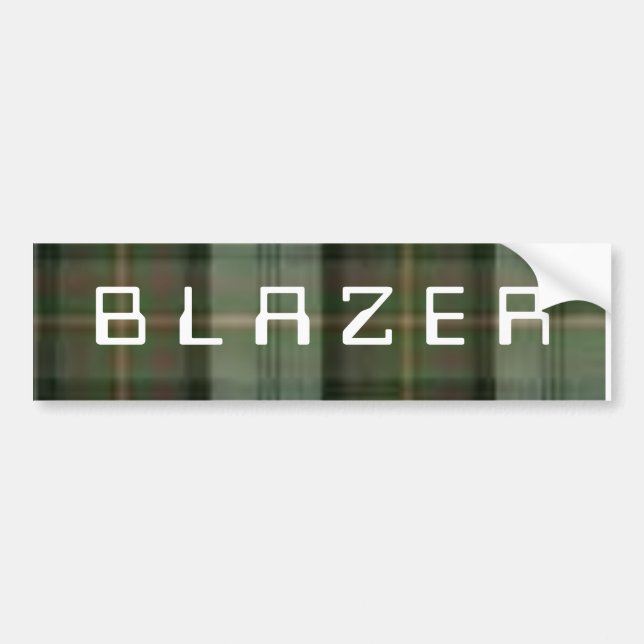 Autocollant De Voiture adhésif pour pare-chocs de blazer (Devant)