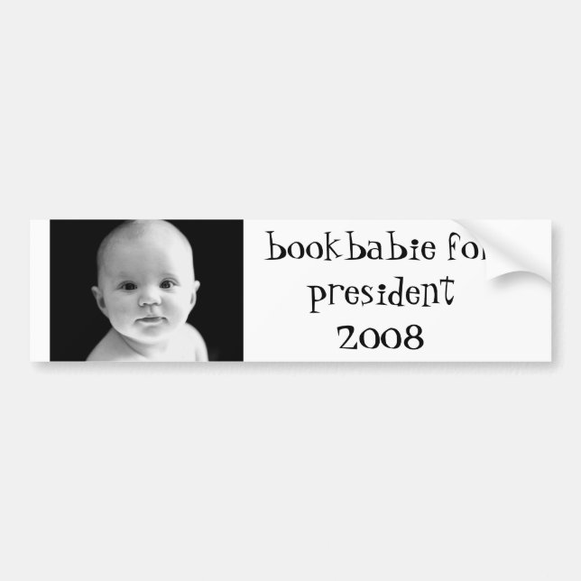 Autocollant De Voiture adhésif pour pare-chocs de bookbabie (Devant)