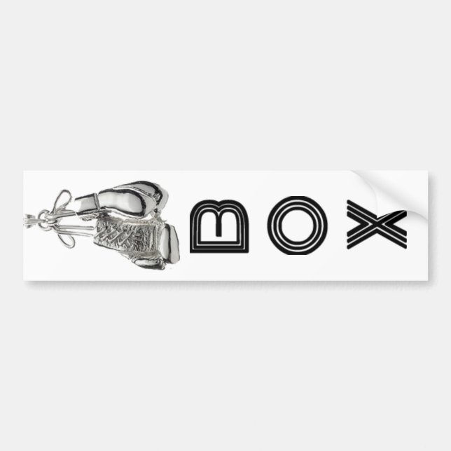 Autocollant De Voiture Adhésif pour pare-chocs de BOXE (Devant)