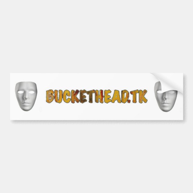 Autocollant De Voiture Adhésif pour pare-chocs de Buckethead.tk (Devant)