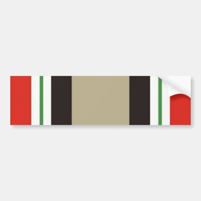 Autocollant De Voiture Adhésif pour pare-chocs de campagne de l'Irak (Devant)