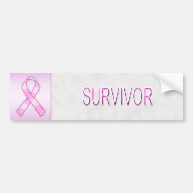 Autocollant De Voiture Adhésif pour pare-chocs de cancer du sein (Devant)