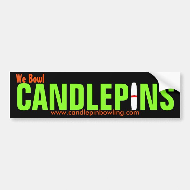 Autocollant De Voiture Adhésif pour pare-chocs de Candlepin (Devant)