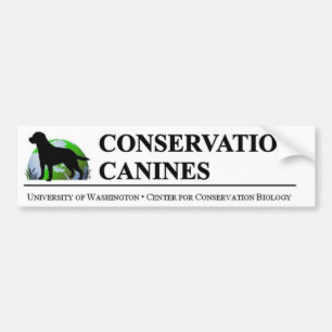 Autocollant De Voiture Adhésif pour pare-chocs de canine de conservation
