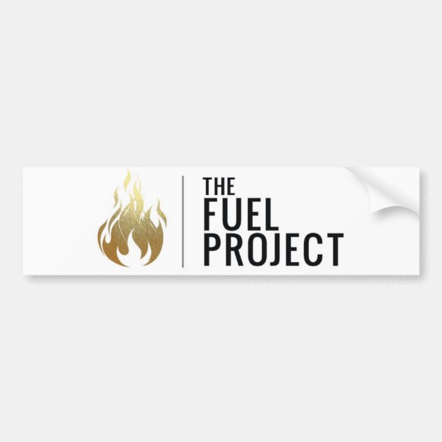 Autocollant De Voiture Adhésif pour pare-chocs de carburant (or) (Devant)