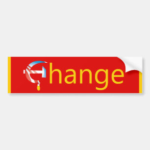 Autocollant De Voiture Adhésif pour pare-chocs de changement d'Obama