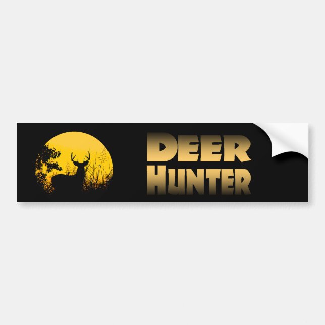 Autocollant De Voiture Adhésif pour pare-chocs de chasseur de cerfs (Devant)