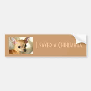 Autocollant De Voiture Adhésif pour pare-chocs de chiwawa