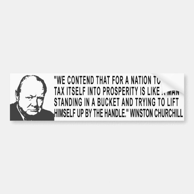 Autocollant De Voiture Adhésif pour pare-chocs de citation de Winston (Devant)