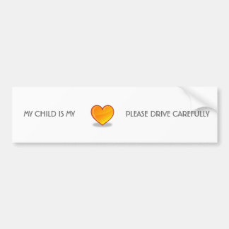 AUTOCOLLANT DE VOITURE ADHÉSIF POUR PARE-CHOCS DE COEUR