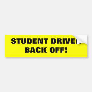 Autocollant De Voiture Adhésif pour pare-chocs de conducteur d'étudiant