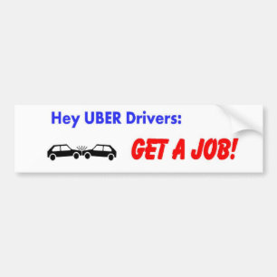 Autocollant De Voiture Adhésif pour pare-chocs de conducteurs d'Uber