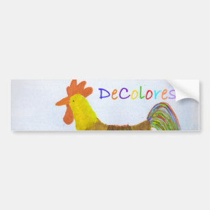 Autocollant De Voiture Adhésif pour pare-chocs de coq de DeColores
