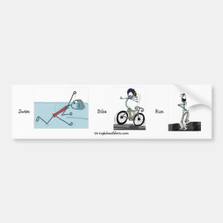 Autocollant De Voiture Adhésif pour pare-chocs de course de vélo de bain