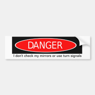 Autocollant De Voiture Adhésif pour pare-chocs de DANGER
