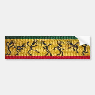 Autocollant De Voiture adhésif pour pare-chocs de danse de reggae