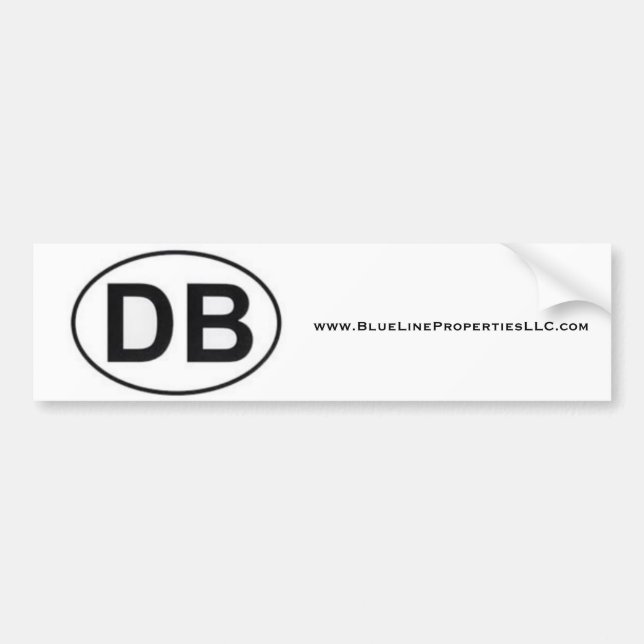 Autocollant De Voiture Adhésif pour pare-chocs de DB (Devant)