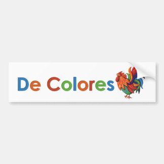 Autocollant De Voiture Adhésif pour pare-chocs de De Colores Rooster