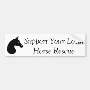 Autocollant De Voiture Adhésif pour pare-chocs de délivrance de cheval