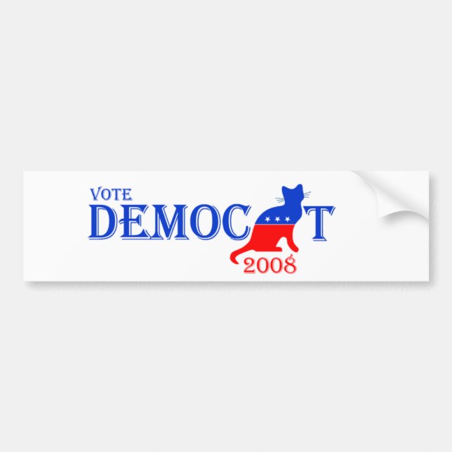 Autocollant De Voiture Adhésif pour pare-chocs de Democat (Devant)