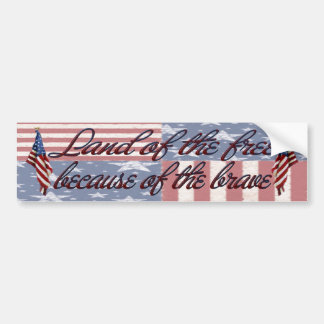 Autocollant De Voiture Adhésif pour pare-chocs de drapeau américain