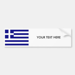 Autocollant De Voiture Adhésif pour pare-chocs de DRAPEAU de la GRÈCE