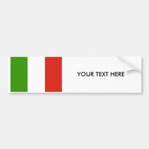 Autocollant De Voiture Adhésif pour pare-chocs de DRAPEAU de l'ITALIE