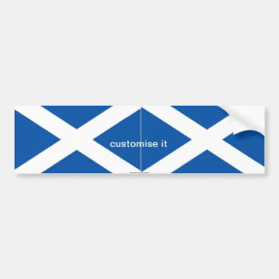 Autocollant De Voiture Adhésif pour pare-chocs de drapeau de saltire de