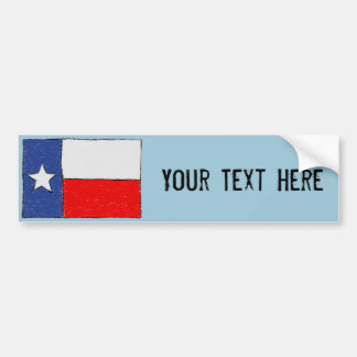 Autocollant De Voiture Adhésif pour pare-chocs de drapeau du Texas