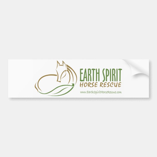 Autocollant De Voiture Adhésif pour pare-chocs de Earth Spirit Horse (Devant)
