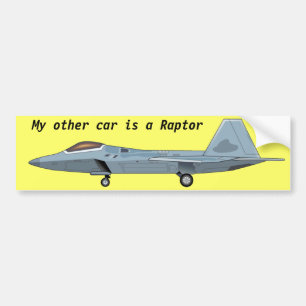 Autocollant De Voiture Adhésif pour pare-chocs de F-22 Raptor