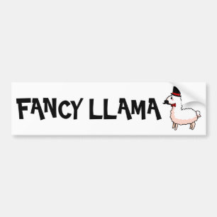 Autocollant De Voiture Adhésif pour pare-chocs de fantaisie de lama