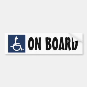 Autocollant De Voiture Adhésif pour pare-chocs de fauteuil roulant de Re