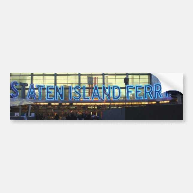 Autocollant De Voiture Adhésif pour pare-chocs de ferry de Staten Island (Devant)