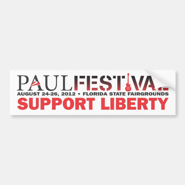 Autocollant De Voiture Adhésif pour pare-chocs de festival de Paul (Devant)