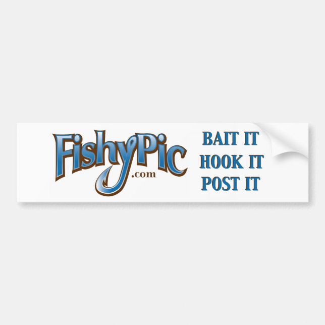 Autocollant De Voiture Adhésif pour pare-chocs de FishyPic (Devant)