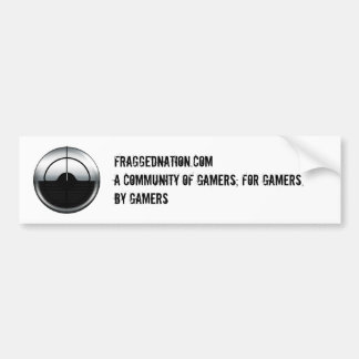 Autocollant De Voiture adhésif pour pare-chocs de FraggedNation.com