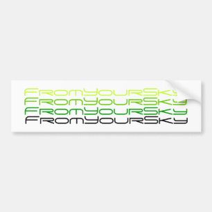 Autocollant De Voiture Adhésif pour pare-chocs de FromYourSky