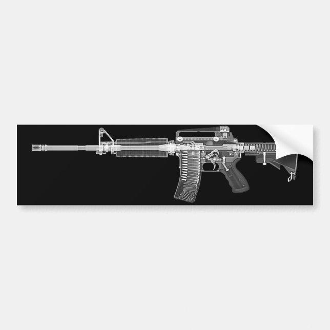 Autocollant De Voiture Adhésif pour pare-chocs de fusil de (Devant)