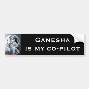 Autocollant De Voiture Adhésif pour pare-chocs de Ganesha - version 9