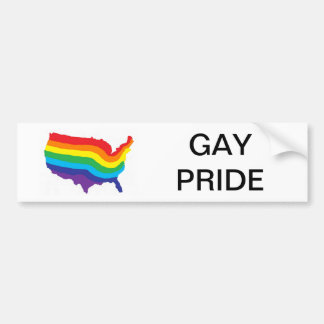 AUTOCOLLANT DE VOITURE ADHÉSIF POUR PARE-CHOCS DE GAY PRIDE