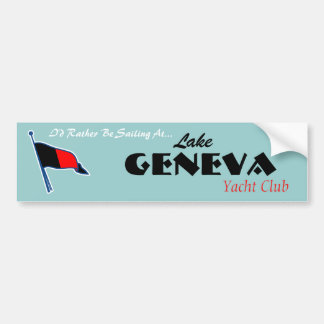 Autocollant De Voiture Adhésif pour pare-chocs de Genève Burgee