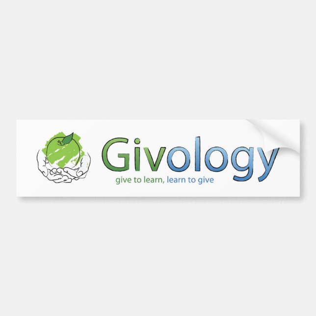 Autocollant De Voiture Adhésif pour pare-chocs de Givology (Devant)