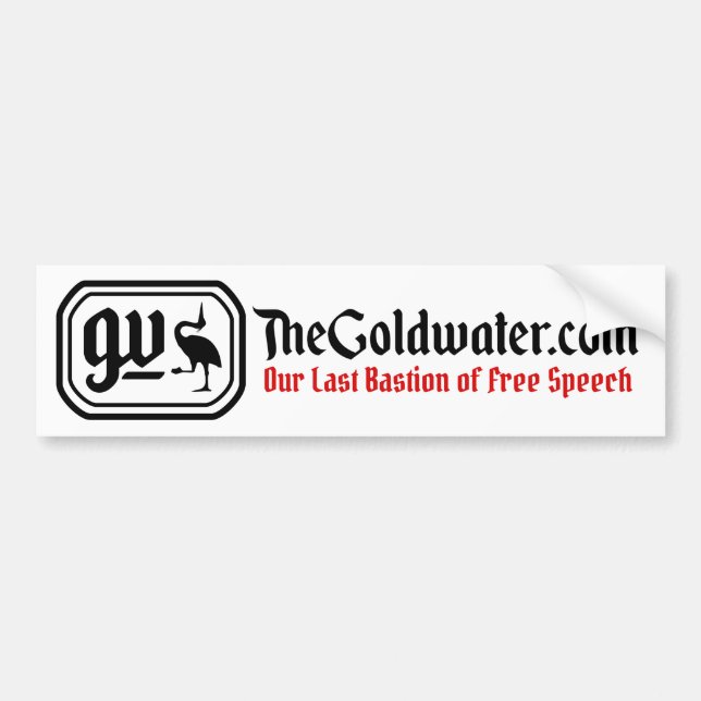 Autocollant De Voiture Adhésif pour pare-chocs de Goldwater (Devant)