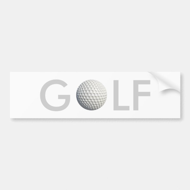 Autocollant De Voiture Adhésif pour pare-chocs de golf (Devant)