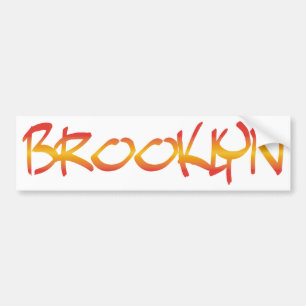 Autocollant De Voiture Adhésif pour pare-chocs de graffiti de Brooklyn
